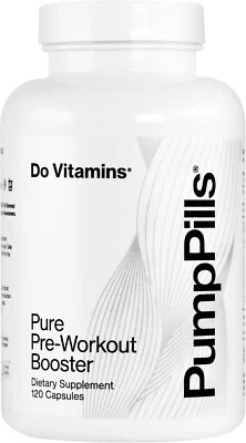 Do Vitamins Pure Pre-Entrenamiento Booster Pump Pills 120 Cápsulas - Envío Gratis Foto 1 de 4
