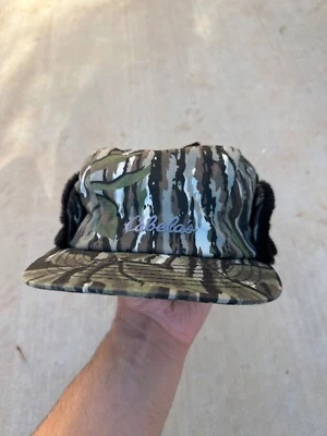Vintage Cabela’s Large Hunting Camo Hat Fold Over Ear Neck Cover Insulated - Image 1 of 3