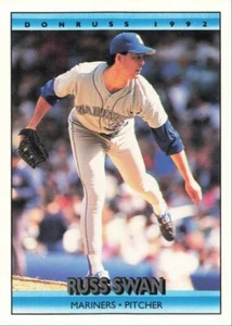 1992 Donruss Baseball Russ Swan Seattle Mariners #382 - Picture 1 of 2
