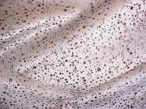 2-3/8 Zinc Giacomettie Embossed Champagne Scale Velvet Drapery Upholstery Fabric - Picture 1 of 4