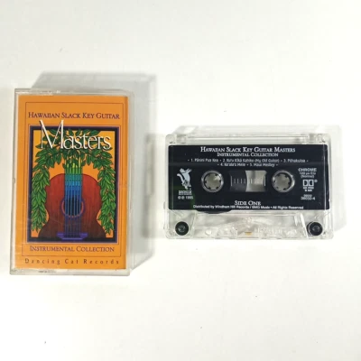 Hawaiian Slack Key Guitar Masters Instrumental Collection- Cassette(1995) - Image 1 of 2