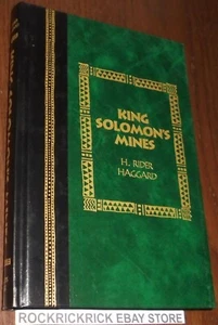 KING SOLOMON'S MINES BOOK HARDCOVER BY H. RIDER HAGGARD 1994 (224 PAGES) - Picture 1 of 2