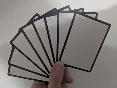 MTG Misprint Error Blank Magic the Gathering Card Quantity: 1 - Image 1 of 3