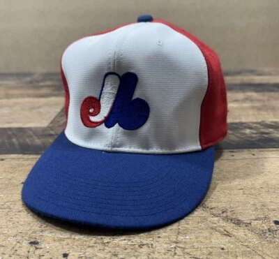 Vintage New Era Montreal Expos Diamond Collection Pro Model Size 7-3/8 - Image 1 of 4