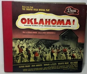 1943 Decca records "OKLAHOMA" original N.Y. Production Rodgers & Hammerstein - Picture 1 of 10