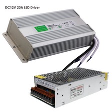 AC-DC 12V 20A  Power supply Driver Waterproof/ NonWaterproof Transformer For LED