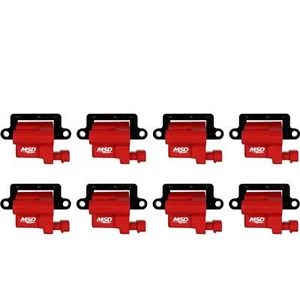 MSD Blaster LS Direct Ignition Coil Set For 2006 GMC Sierra 1500 HD AD27C9-34BA - Picture 1 of 1