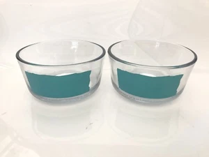 Rare Pioneer Woman Clear Glass Measuring Cup / Bowls with Blue Chalkboard Plate - Picture 1 of 4