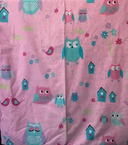 Asda George Girls Single Duvet Cover & Pillow Case - Owl - Picture 1 of 3