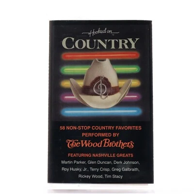 Hooked on Country by The Wood Brothers (Cassette Tape, 1991, K-Tel Distribution) - Image 1 of 4