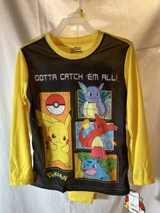 Pokemon Boys Long Sleeve Pajamas Set, 2-Pieces, M (8) - Picture 1 of 4