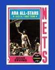 1974-75 Topps Set-Break #200 Julius Erving NM-MT OR BETTER *GMCARDS*