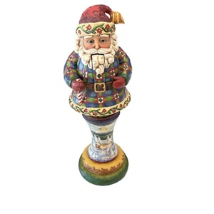 Jim Shore Babbo Natale Schiaccianoci Dolci Stagione 12,5 pollici Dipinto a Mano Natale Vacanze F - Foto 1 di 7