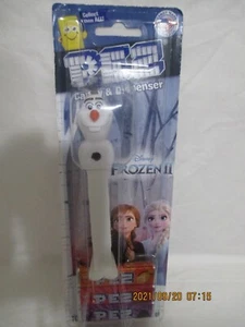 PEZ+CANDY & DISPENSER+DISNEY+FROZEN II+"OLAF"+COMES W/ 3 CANDY+ - Bild 1 von 3