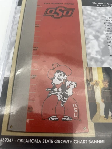 Oklahoma State University OSU Growth Chart Banner OSU Measure Kids Height Cover