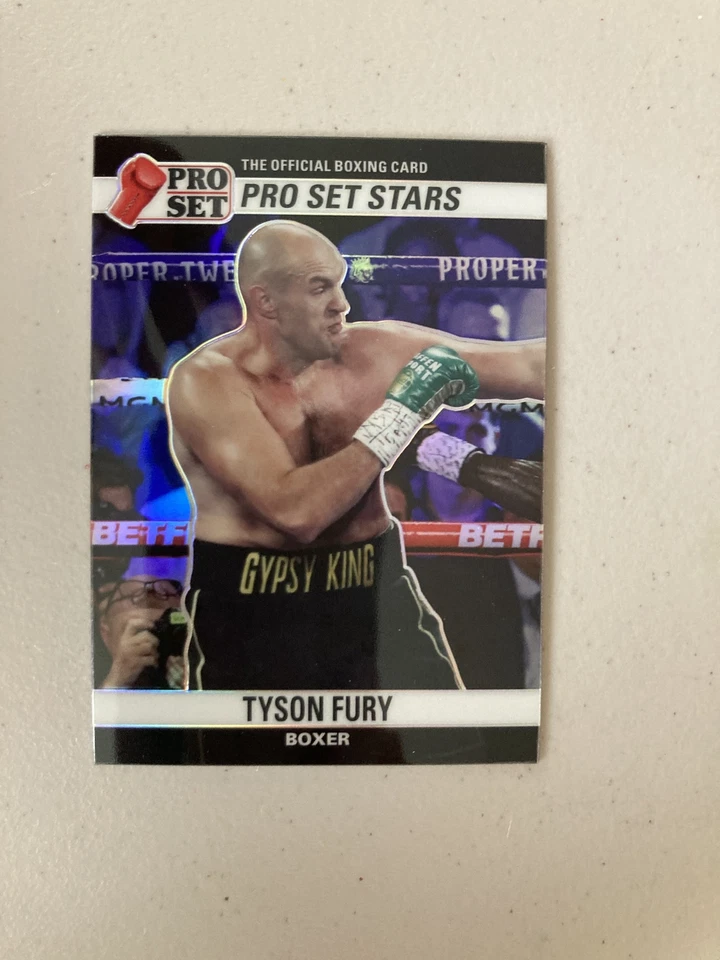 2021 Pro Set Stars Tyson Fury Black Prizm #/15 - Image 1 of 1
