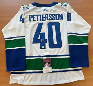 Elias Pettersson Signed Autographed Vancouver Canucks Jersey JSA COA Size 52 L - Picture 1 of 3