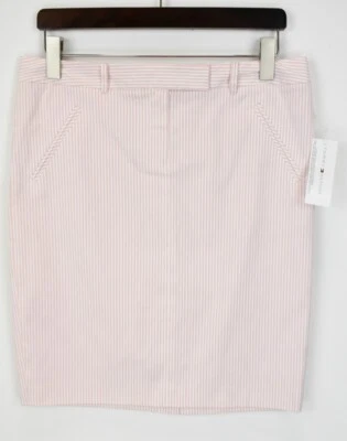Tommy Hilfiger St Lucia Skirt Women (UK) 10 Mini Striped Pockets Lined - Image 1 of 4