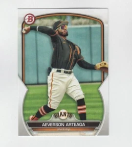 (20) Aeverson Arteaga 2023 BOWMAN PAPER STOCK PROSPECT LOT #BP-60 GIANTS - Picture 1 of 1