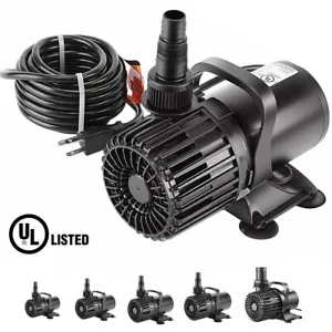 Electric Submersible Water Pump Koi Pond Pool Fountains Aquarium Waterfall 120V - Picture 1 of 23