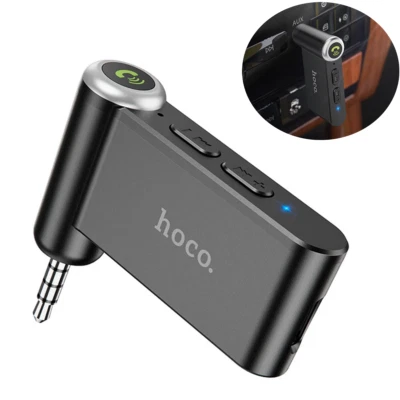 Receptor Bluetooth Inalámbrico Adaptador de Coche Manos Libres para Música Audio AUX Auriculares Foto 1 de 4