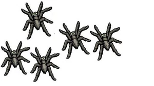 IMANES DE HALLOWEEN 5 ARAÑAS posables coche nevera calcomanía parachoques pegatinas troqueladas - Imagen 1 de 4