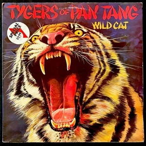 TYGERS OF PAN TANG Wild Cat LP 1980 UK Press MCF-3075 - EX Vinyl + Hype Sticker - Picture 1 of 4