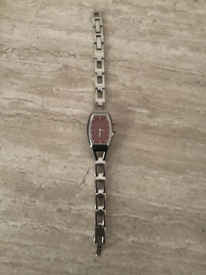 Vtg Fossil Big Tic Women’s Watch With Animated Red Heart Dial - 1990’s - Image 1 of 4