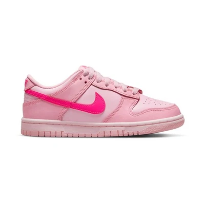 BOYS GRADE SCHOOL NIKE Dunk Low_med rosa suave dh9765-600-tamanho 7 - Imagem 1 de 3