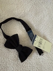 Schwarze Jungenfliege von Polo Ralph Lauren aus 100 % Seide MADE IN ITALY Einheitsgröße neu mit Etikett - Bild 1 von 3