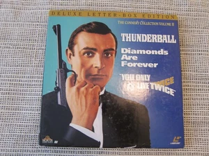 James Bond Collection The Connery Vol II Box Set Laser Disk 4 Discs -Thunderball - Picture 1 of 13