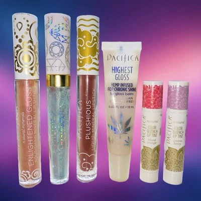 Discontinued PACIFICA Natural Vegan Lip Cosmetics | Lipstick, Tint, Gloss & More - Image 1 of 4