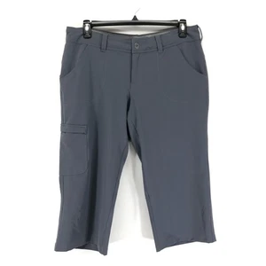 The North Face Cargo Capri Pants Women's Plus Size 14 Gray Stretch Hiking Casual - Picture 1 of 14