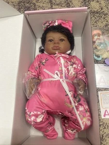 Aori Reborn Baby Doll Black 16 Inch Realistic Baby Girl - Picture 1 of 10