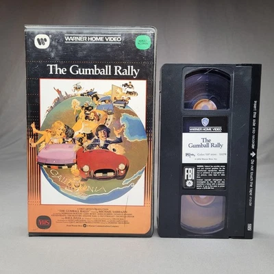 The Gumball Rally VHS 1976 Movie Warner Home Video PG Car Comedy Action Tested - Image 1 of 4