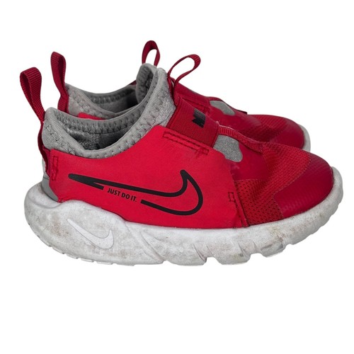 Nike Flex Runner 2 sneakers bambino taglia 7C rosso logo slip on DJ6039 607
