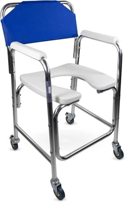 Mobiclinic Toilettenstuhl Kommodenstuhl Manzanares  fahrbar Aluminium - Bild 1 von 4