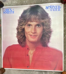 Vintage großes Plattenladen Promo Poster Rex Smith früher oder später 1979 CBS Inc. - Bild 1 von 4
