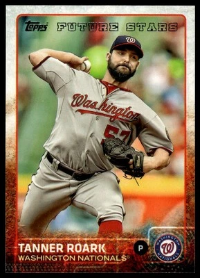 2015 Topps #30 Tanner Roark Future Stars - Image 1 of 2