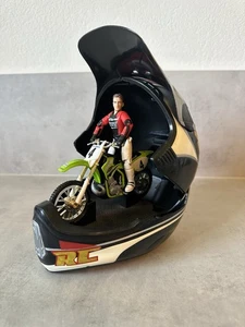 Road Champs MXS Ricky Carmichael #4 Dirt Bike Toy Motocross Display Helmet Rare - Picture 1 of 24