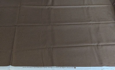 Tela de algodón a lunares marrón mediana 2019 de Brother Sister Design. 52" x WOF Foto 1 de 2