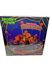Lemax Spooky Town Pumpkin Tilt-n-Hurl #94487 2019 Retired (Not Working) - Bild 1 von 19