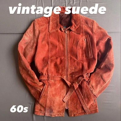 [Rare] 60s sears suede jacket rag fade - Image 1 of 4