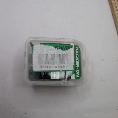 (100-Pk) Tornillos de placa de cemento con cabeza dentada Backer-On #9 x 2-1/4 23421 Foto 1 de 4