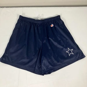 Vintage 90s CHAMPION NFL Dallas Cowboys 7" Drawstring Blue Practice Shorts XXL - Picture 1 of 8