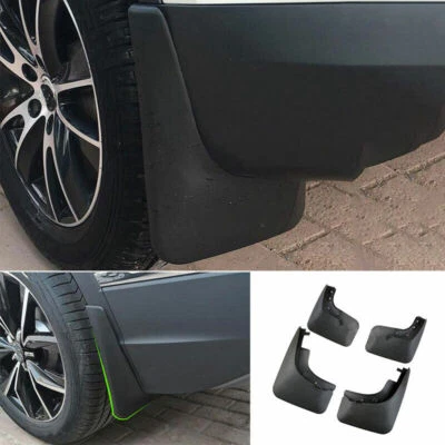 For Volkswagen Tiguan 2010-16 Mud Flaps Splash Guards Fender Mudguards Black 4P - Imagem 1 de 4