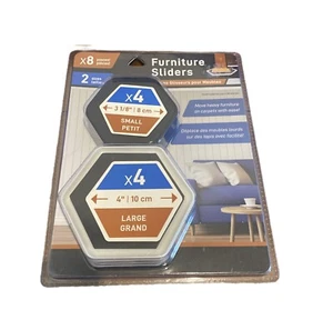 8 Pc Hardwood Protection/Furniture Sliding Pads. 2pack - Picture 1 of 2