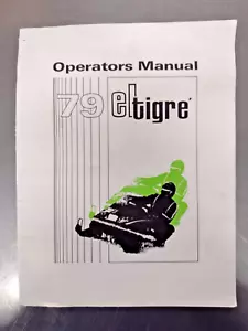 Arctic Cat Snowmobile Operator's Manual, 1979 El Tigre--Free Shipping - Bild 1 von 2