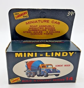 Vintage 1968 Lindberg Mini Lindy 14 Zementmischer in sehr schöner fabrikversiegelter Box - Bild 1 von 5