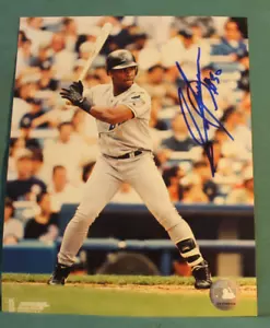 FOTO BASEBALL FIRMATA GUILLEN, JOSE 1999-2001 TAMPA BAY RAYS - Foto 1 di 1
